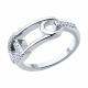 Серебряное кольцо SOKOLOV 94014117-91 с фианитом