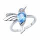 Серебряное кольцо SOKOLOV 94014120-91 с фианитом