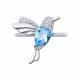 Серебряное кольцо SOKOLOV 94014120-91 с фианитом