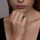 Серебряное кольцо SOKOLOV 94014121-91 с фианитом