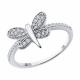 Серебряное кольцо SOKOLOV 94014130-91 с фианитом