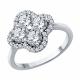 Серебряное кольцо SOKOLOV 94014133-91 с фианитом