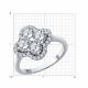 Серебряное кольцо SOKOLOV 94014133-91 с фианитом