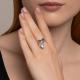 Серебряное кольцо SOKOLOV 94014137-91 с фианитом