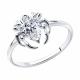Серебряное кольцо SOKOLOV 94014174-91 с фианитом