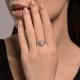 Серебряное кольцо SOKOLOV 94014174-91 с фианитом