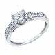 Серебряное кольцо SOKOLOV 94014186-91 с фианитом