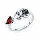 Серебряное кольцо SOKOLOV 94014188-91 с фианитом