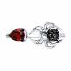 Серебряное кольцо SOKOLOV 94014188-91 с фианитом