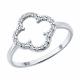 Серебряное кольцо SOKOLOV 94014196-91 с фианитом