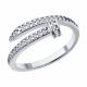 Серебряное кольцо SOKOLOV 94014199-91 с фианитом