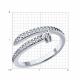 Серебряное кольцо SOKOLOV 94014199-91 с фианитом