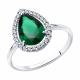 Серебряное кольцо SOKOLOV 94014202-91 с фианитом