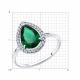 Серебряное кольцо SOKOLOV 94014202-91 с фианитом