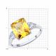 Серебряное кольцо SOKOLOV 94014219-91 с фианитом
