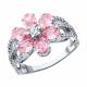 Серебряное кольцо SOKOLOV 94014224-91 с фианитом
