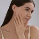 Серебряное кольцо SOKOLOV 94014234-91 с фианитом