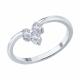 Серебряное кольцо SOKOLOV 94014235-91 с фианитом