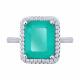 Серебряное кольцо SOKOLOV 94014236-91 с фианитом