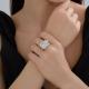 Серебряное кольцо SOKOLOV 94014241-91 с фианитом