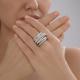 Серебряное кольцо SOKOLOV 94014242-91 с фианитом