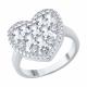 Серебряное кольцо SOKOLOV 94014245-91 с фианитом