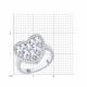 Серебряное кольцо SOKOLOV 94014245-91 с фианитом
