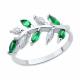 Серебряное кольцо SOKOLOV 94014247-91 с фианитом