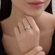 Серебряное кольцо SOKOLOV 94014248-91 с фианитом