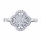 Серебряное кольцо SOKOLOV 94014250-91 с фианитом