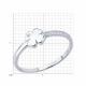 Серебряное кольцо SOKOLOV 94014267-91 с фианитом