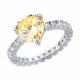Серебряное кольцо SOKOLOV 94014272-91 с фианитом