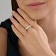 Серебряное кольцо SOKOLOV 94014274-91 с фианитом
