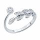 Серебряное кольцо SOKOLOV 94014277-91 с фианитом
