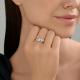 Серебряное кольцо SOKOLOV 94014277-91 с фианитом