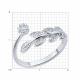 Серебряное кольцо SOKOLOV 94014277-91 с фианитом