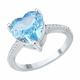Серебряное кольцо SOKOLOV 94014484-91 с фианитом