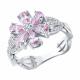 Серебряное кольцо SOKOLOV 94014485-91 с фианитом