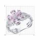 Серебряное кольцо SOKOLOV 94014485-91 с фианитом