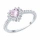 Серебряное кольцо SOKOLOV 94014487-91 с фианитом