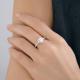 Серебряное кольцо SOKOLOV 94014487-91 с фианитом