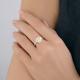 Серебряное кольцо SOKOLOV 94014489-91 с фианитом