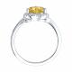 Серебряное кольцо SOKOLOV 94014489-91 с фианитом