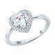 Серебряное кольцо SOKOLOV 94014490-91 с фианитом