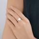 Серебряное кольцо SOKOLOV 94014490-91 с фианитом