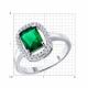 Серебряное кольцо SOKOLOV 94014491-91 с фианитом