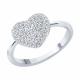 Серебряное кольцо SOKOLOV 94014492-91 с фианитом