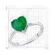Серебряное кольцо SOKOLOV 94014493-91 с фианитом