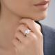 Серебряное кольцо SOKOLOV 94014495-91 с фианитом