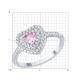 Серебряное кольцо SOKOLOV 94014495-91 с фианитом